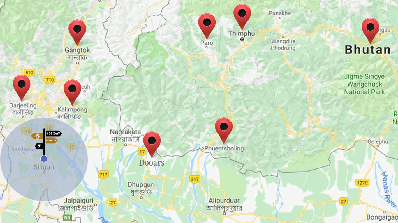 siliguri map